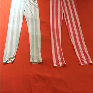 Red & white  & lite green & white